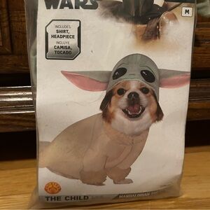 Star Wars The Child Pet Costume - Green and Tan
